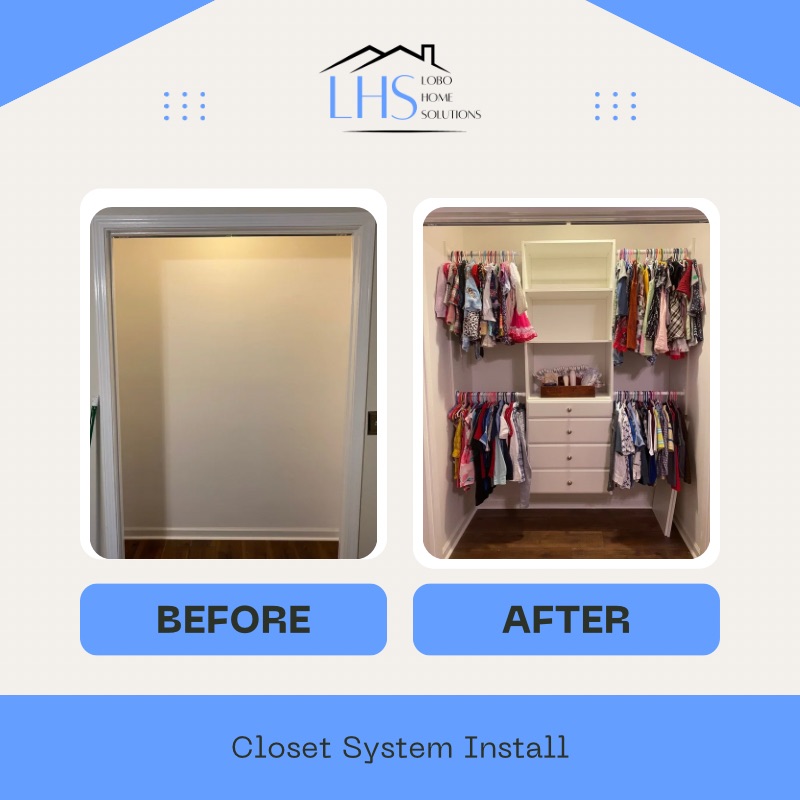 handyman closet system install
